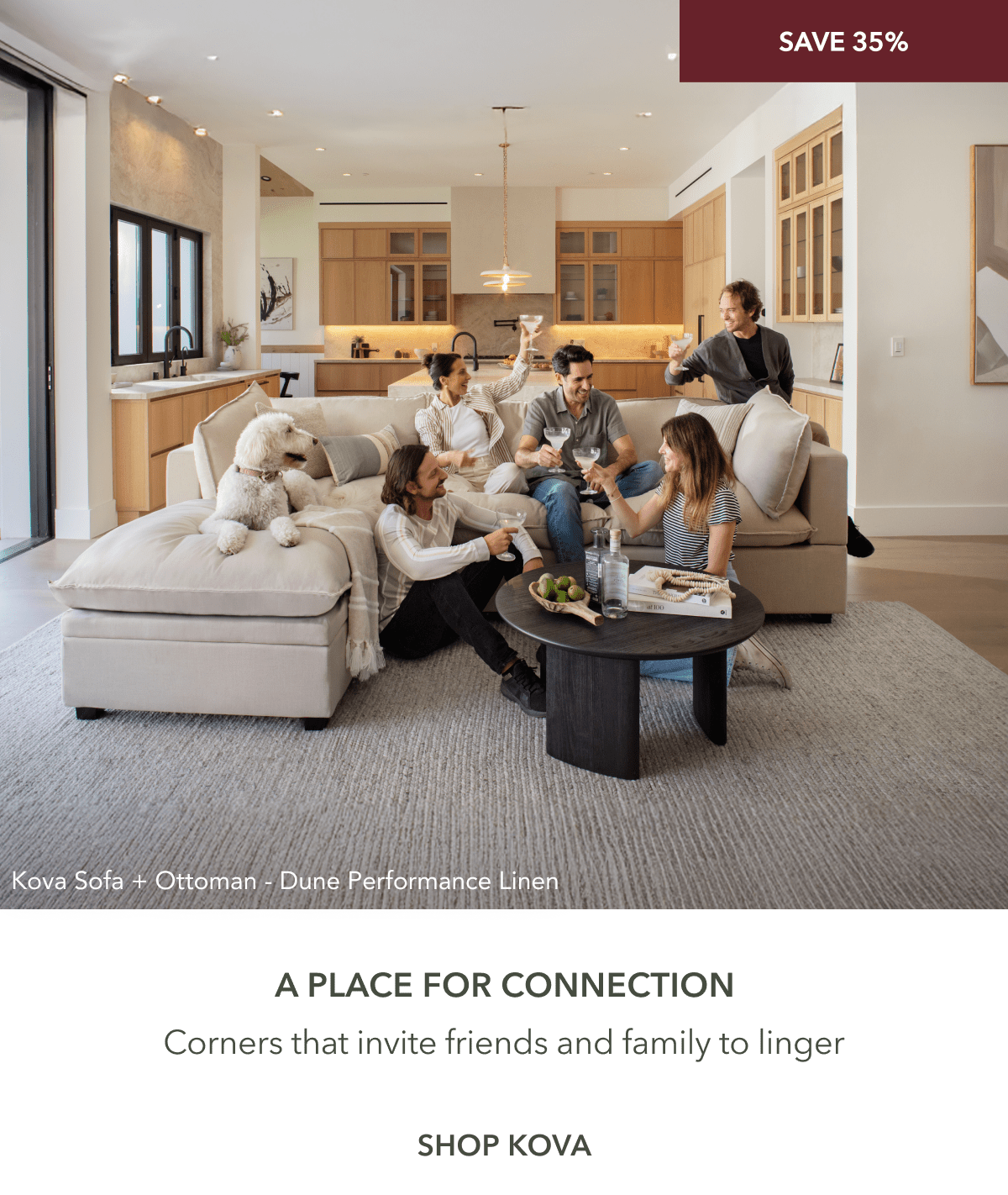 Spaces for connection