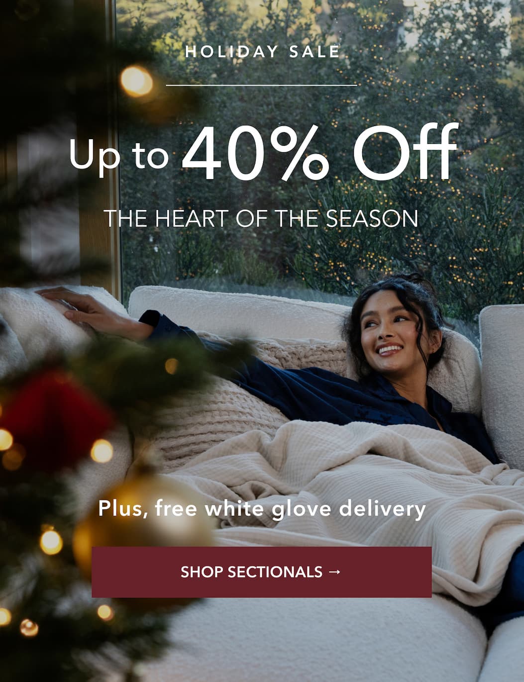 The Heart Of The Season: Up to 40% Off Sectionals