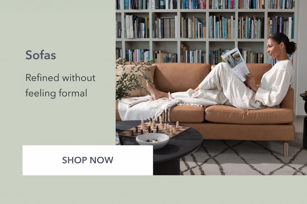 Sofas Refined without feeling formal 