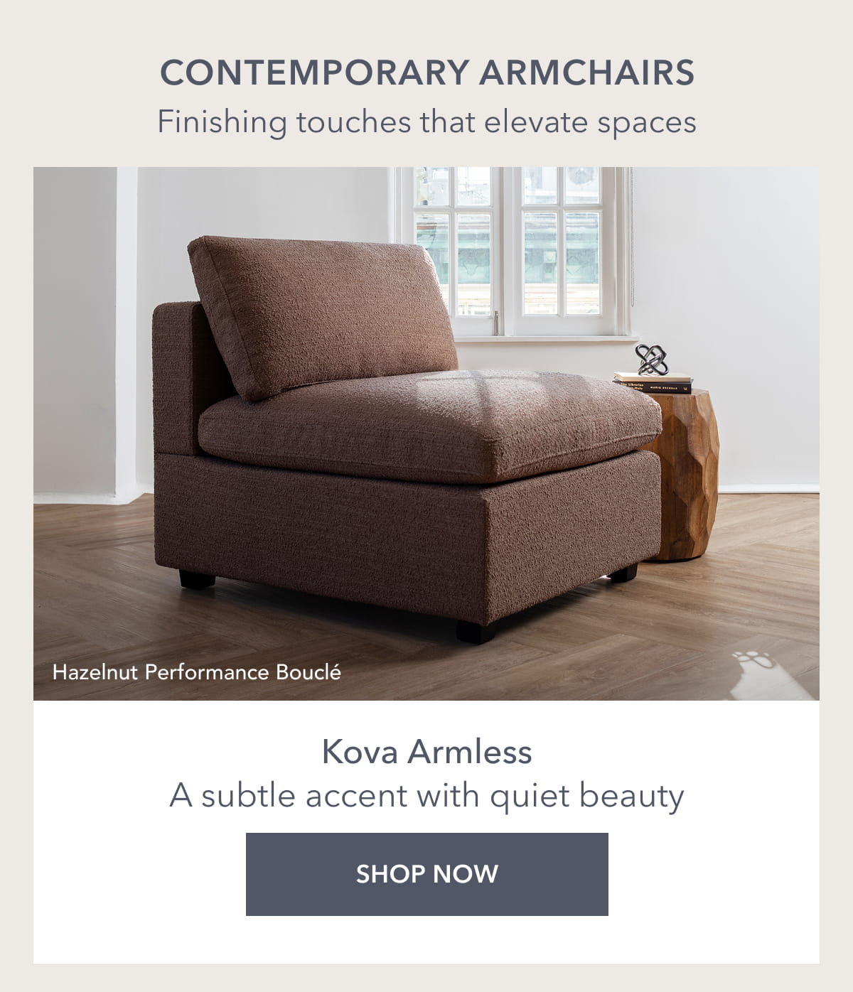 Contemporary Armchairs Finishing touches that elevate spaces