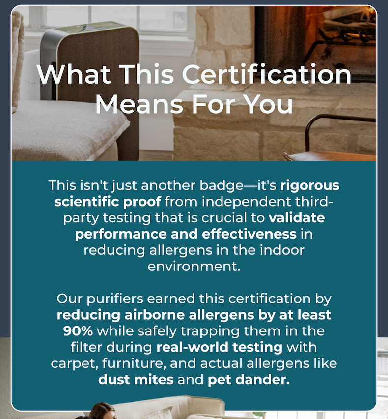 What This Certification Means For You