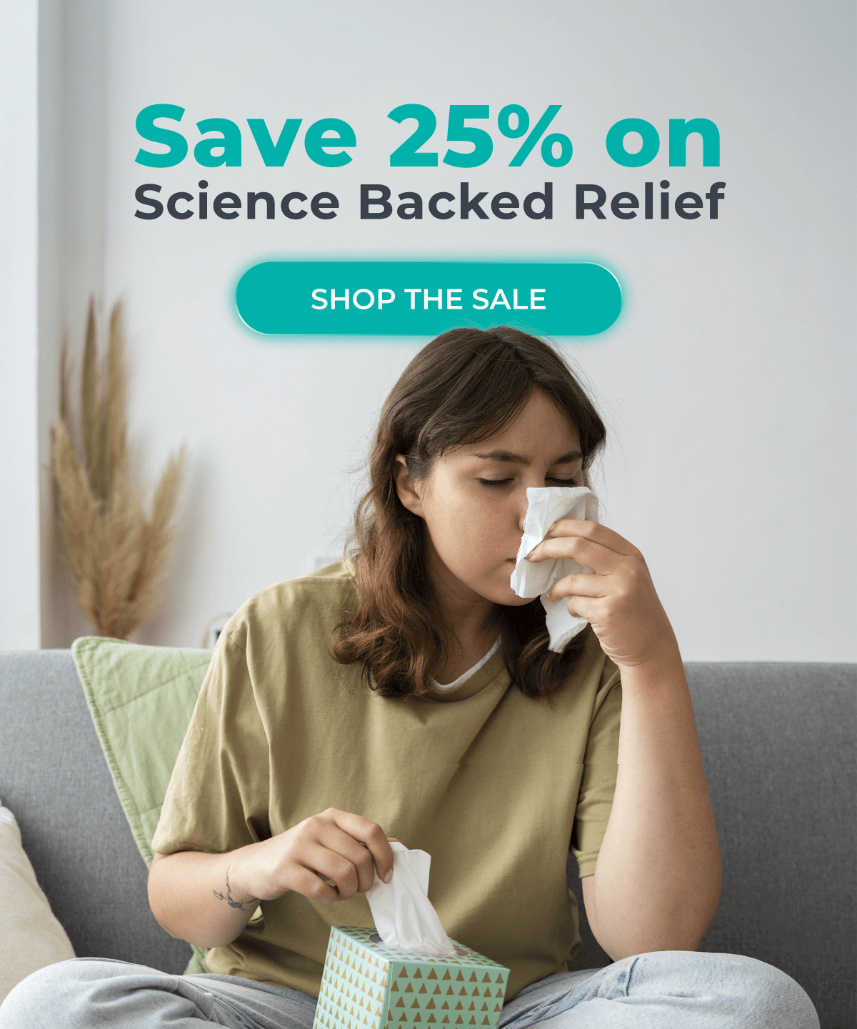 Save 25% on Science Backed Relief