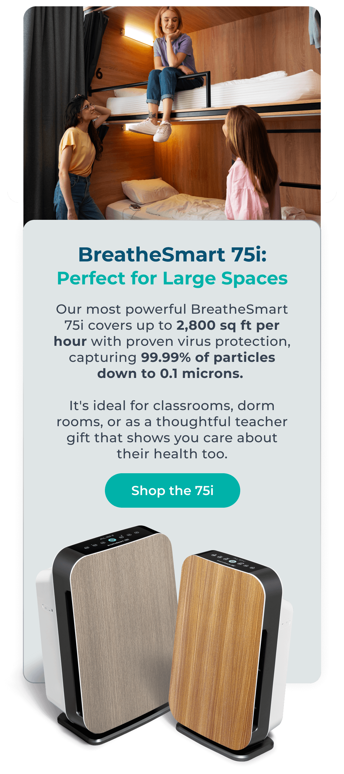 BreatheSmart 75i: Perfect for Large Spaces
