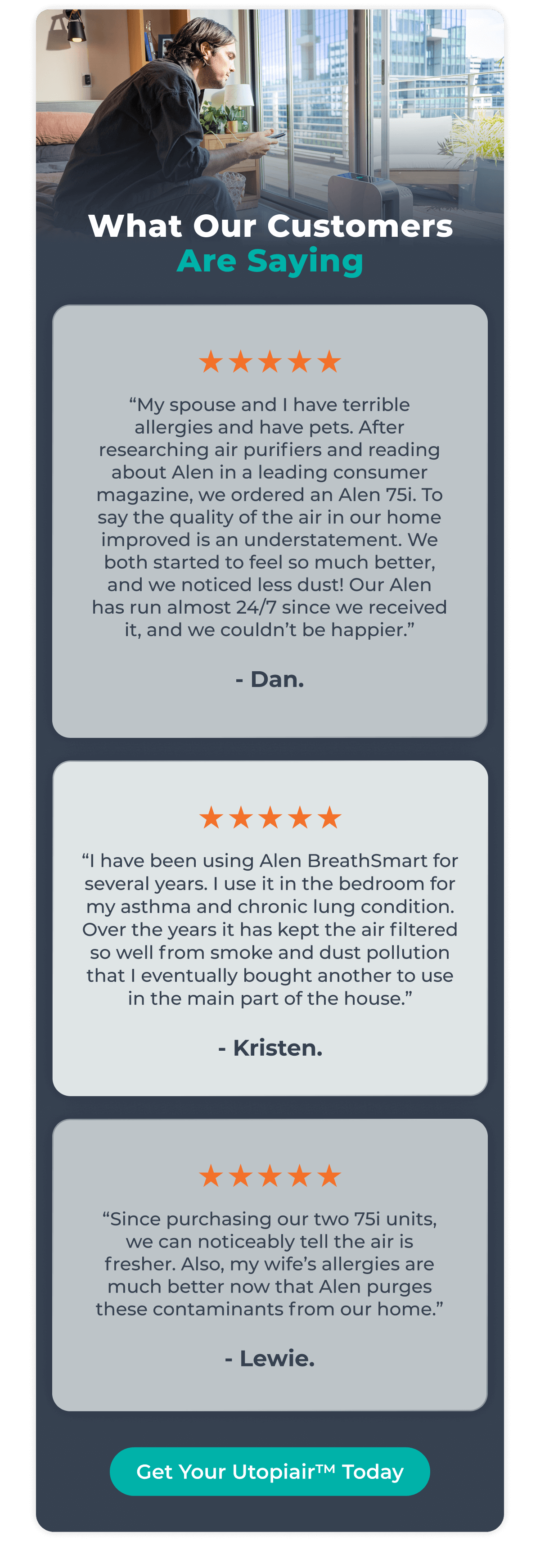 What Our Customers Are Saying