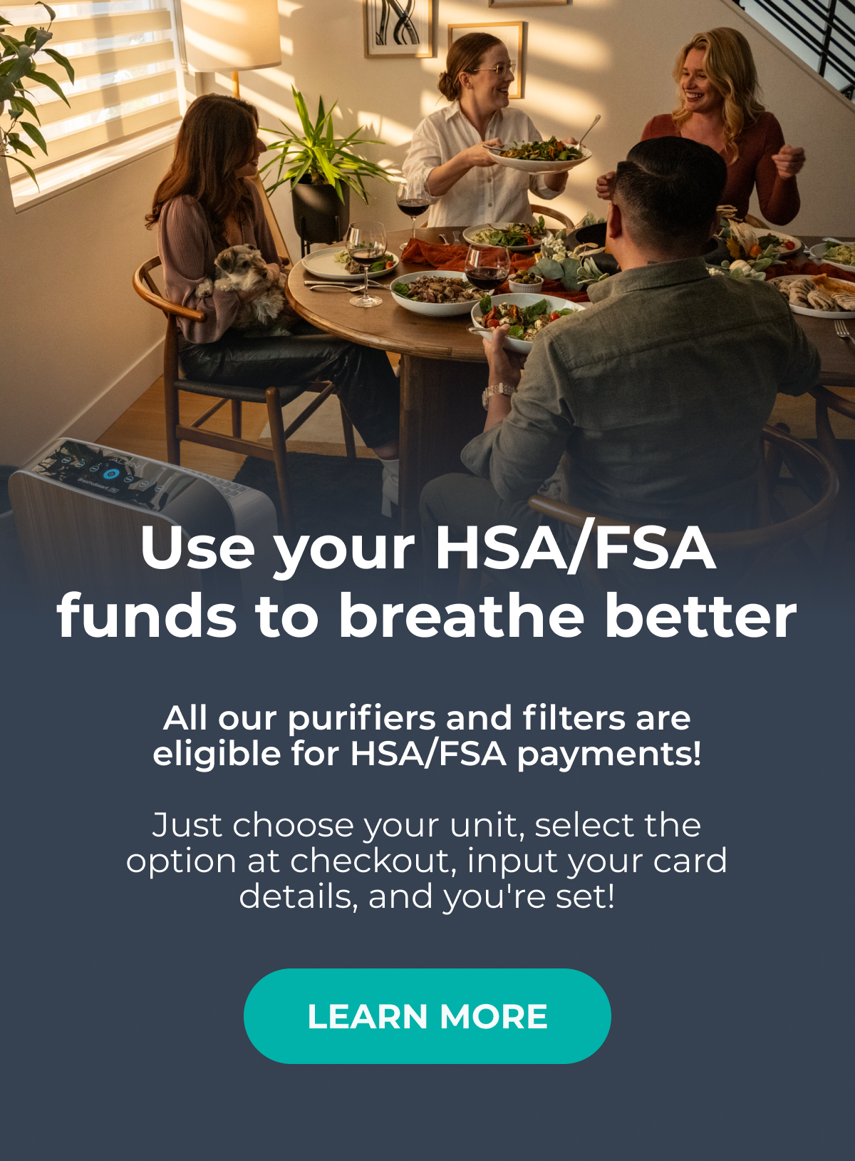 USE YOUR HSA/FSA FUNDS TO BREATHE BETTER