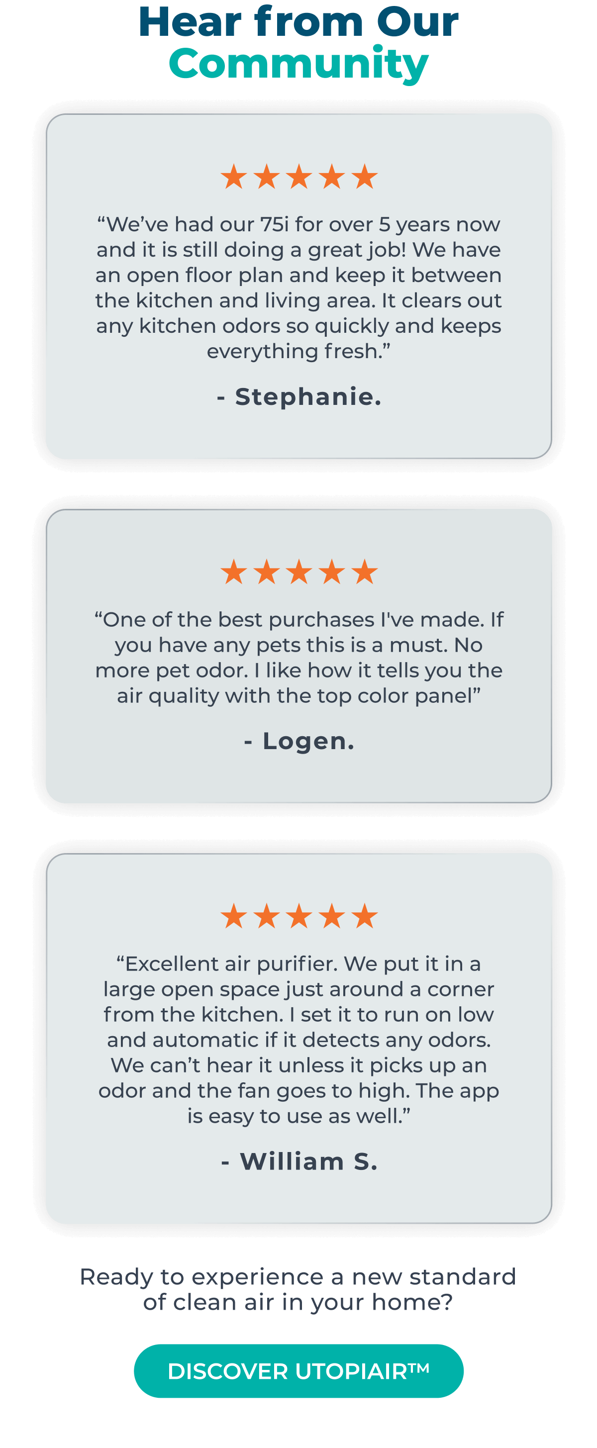 Hear from Our Community