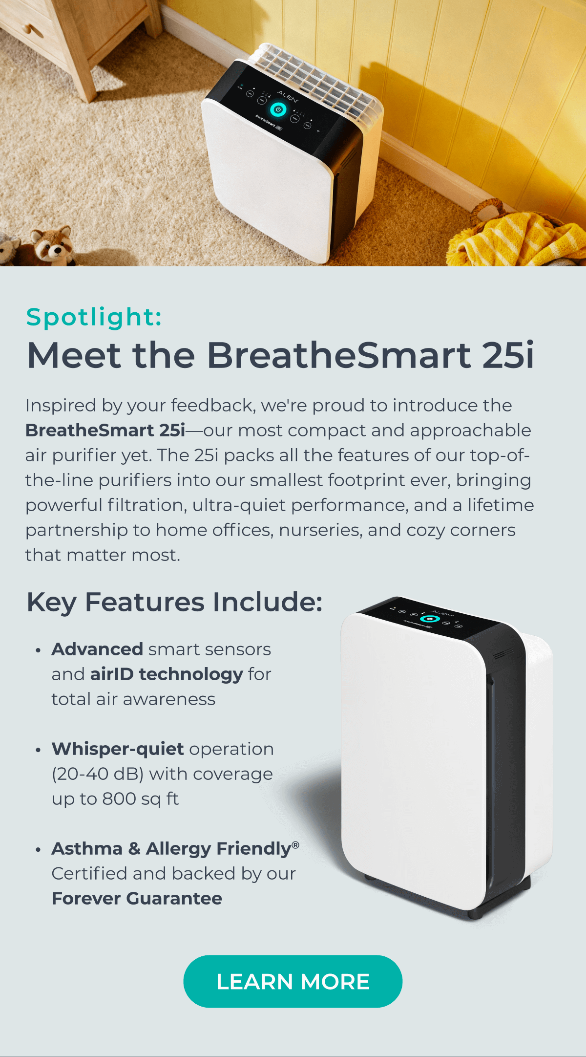 Spotlight: Meet the BreatheSmart 25i