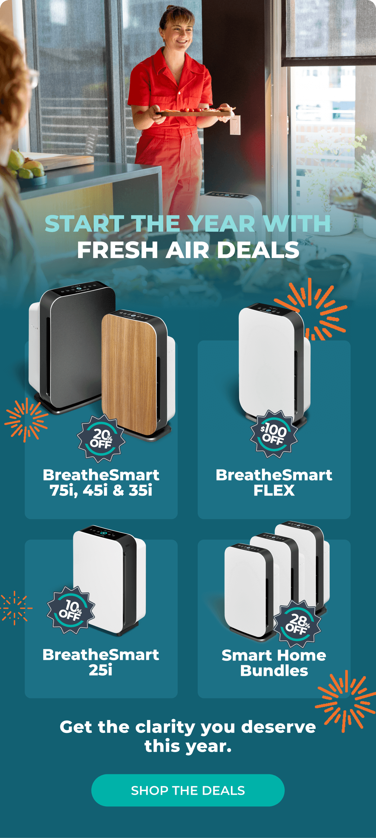 Start the Year with Fresh Air Deals