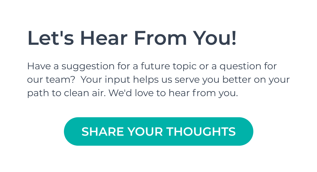 Let's Hear From You!