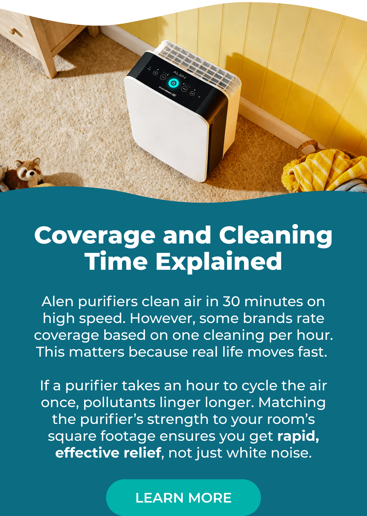 Coverage and Cleaning Time Explained