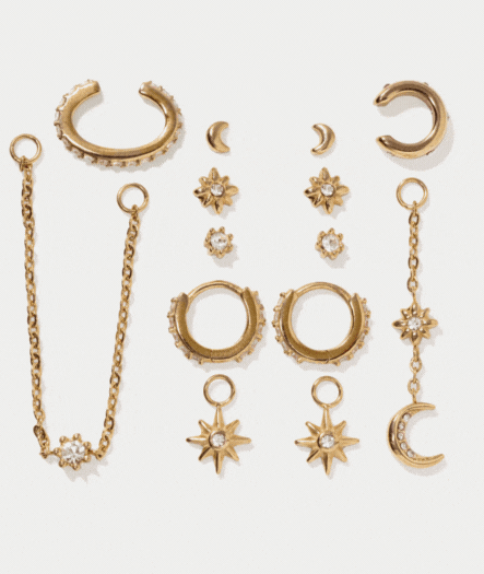 9 Piece Celestial Earring Set | SHOP NOW