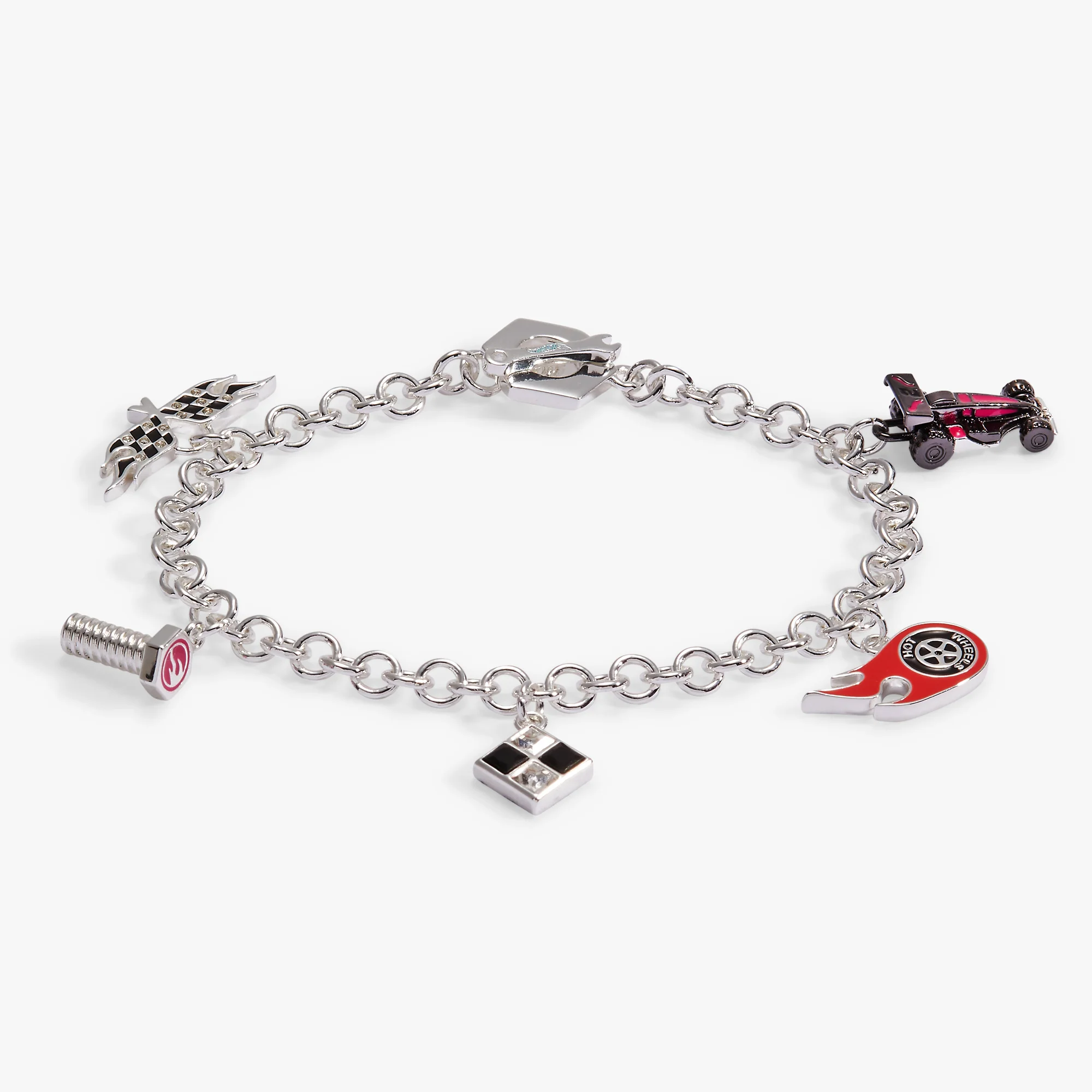 Image of Hot Wheels™ Racecar Toggle Charm Bracelet