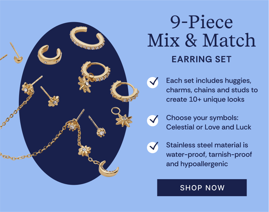 9-pc Mix & Match Earring Set | SHOP NOW