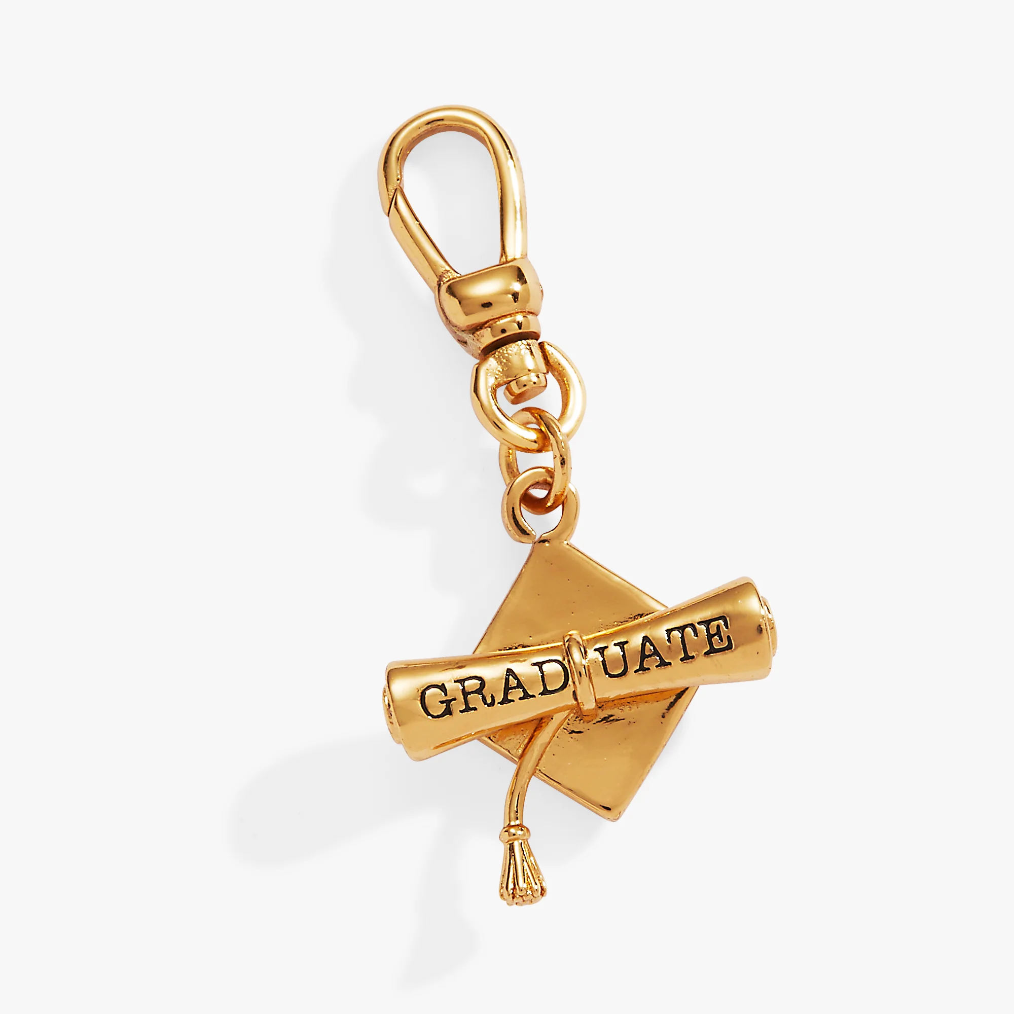 Image of Graduation Cap Fob Clip Bag Charm