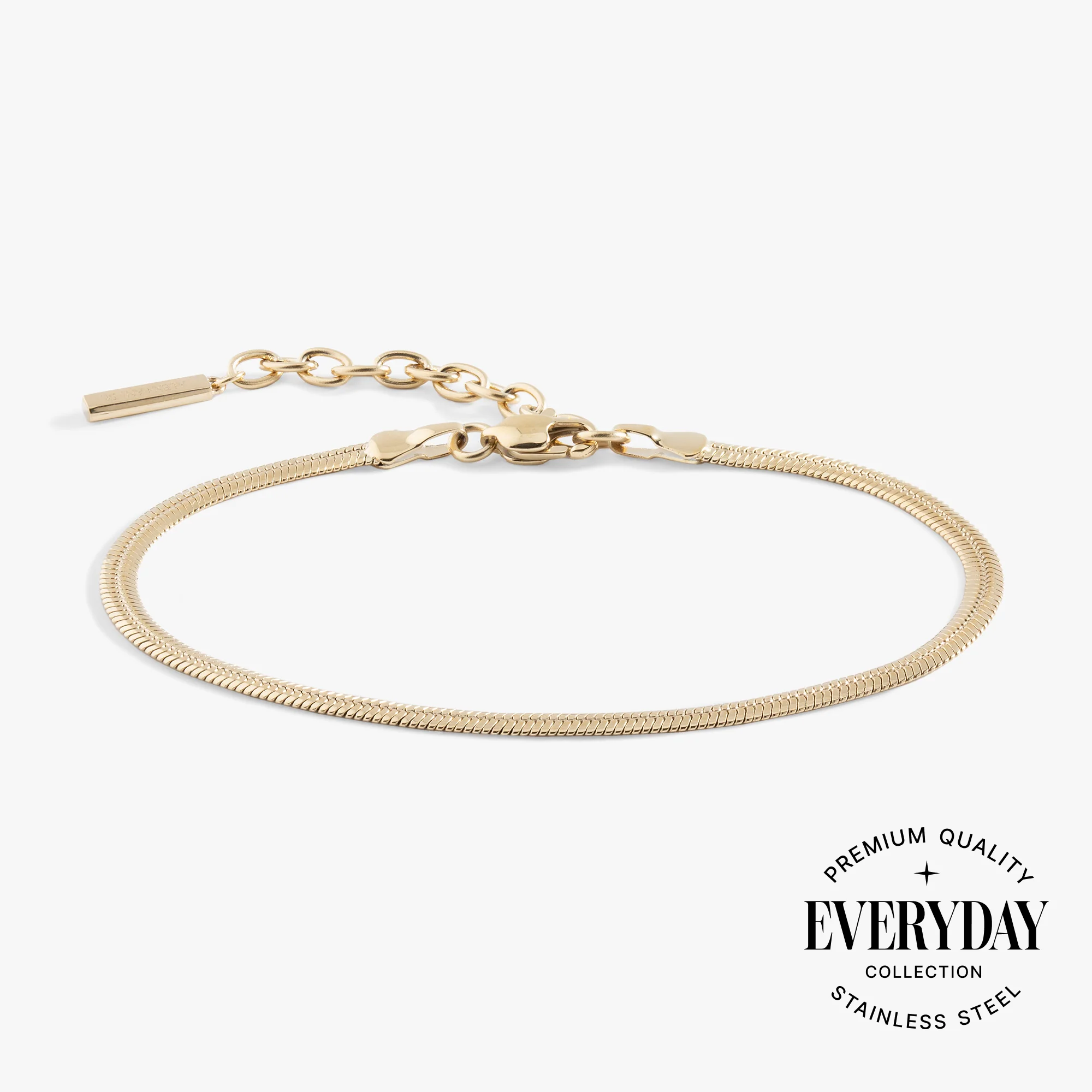 Image of Everyday Herringbone Chain Bracelet