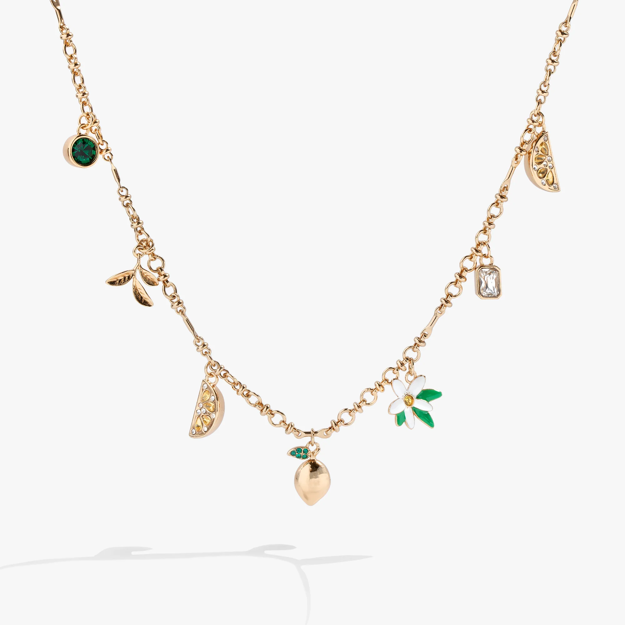 Image of Lemon Multi-Charm Necklace