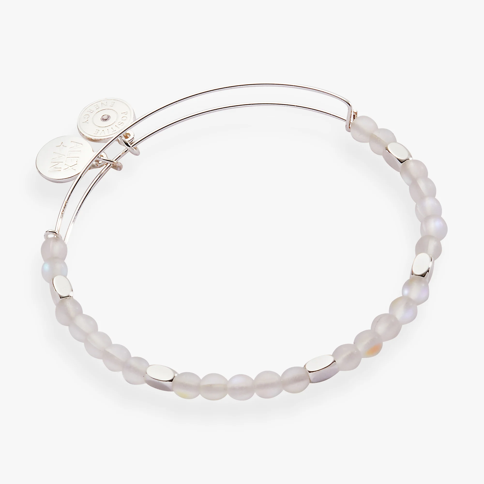 Image of Healing Stone Beaded Bangle Crystal