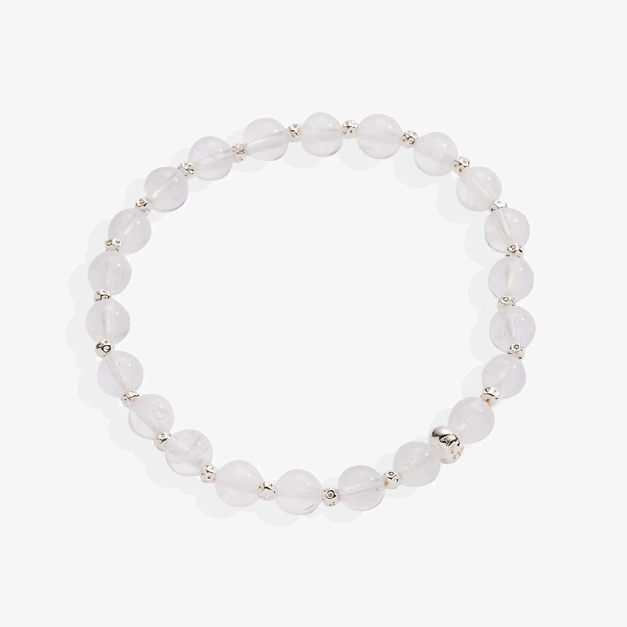 Image of Clear Quartz Healing Stone Stretch Bracelet