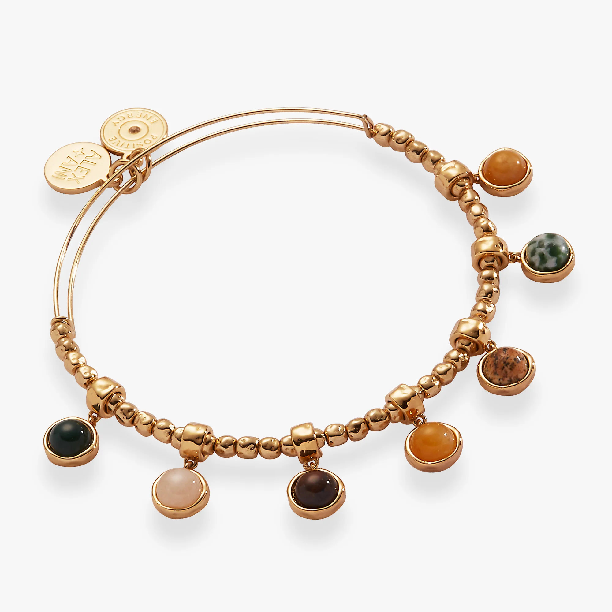 Image of Healing Stone Moveable Beaded Bangle