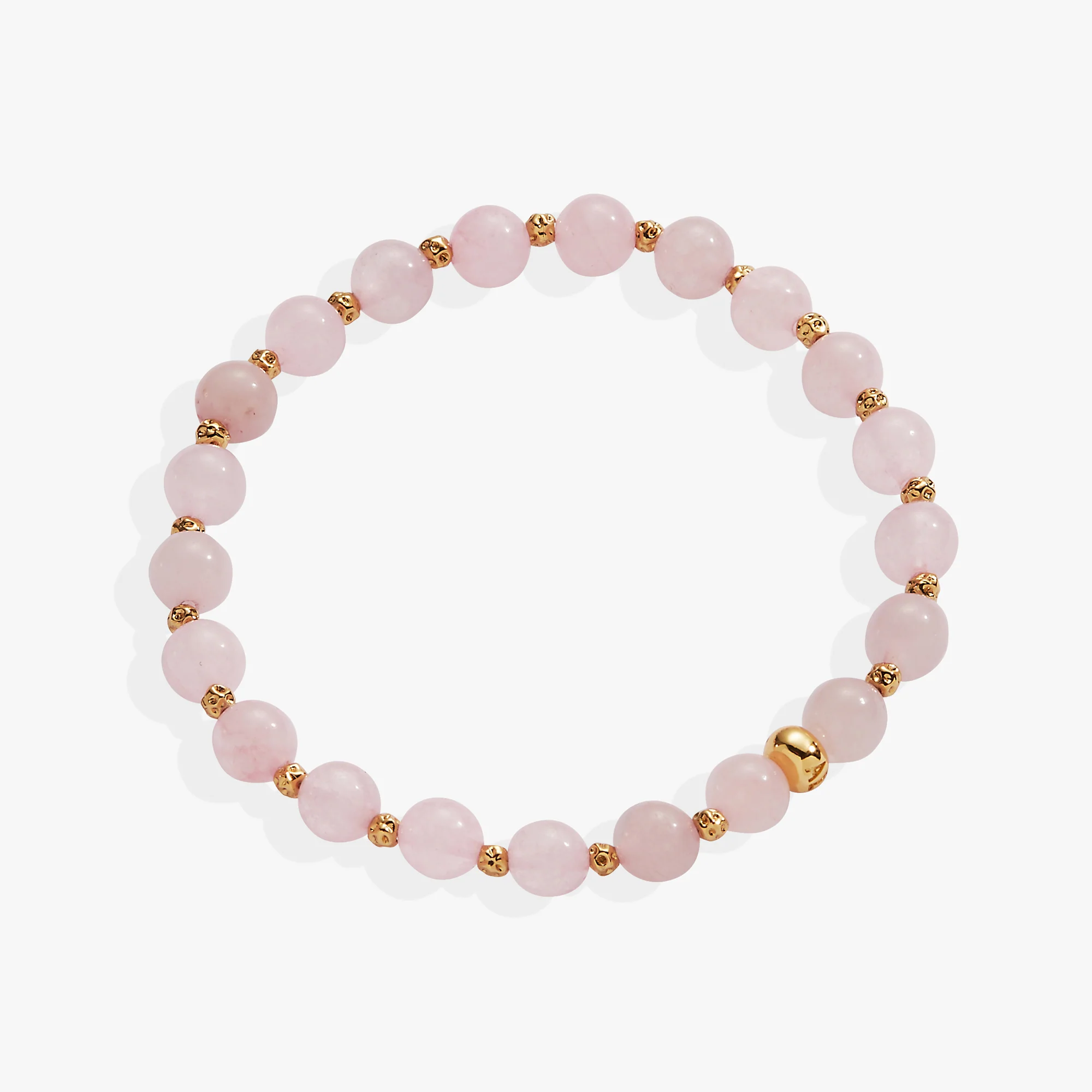 Image of Rose Quartz Healing Stone Stretch Bracelet