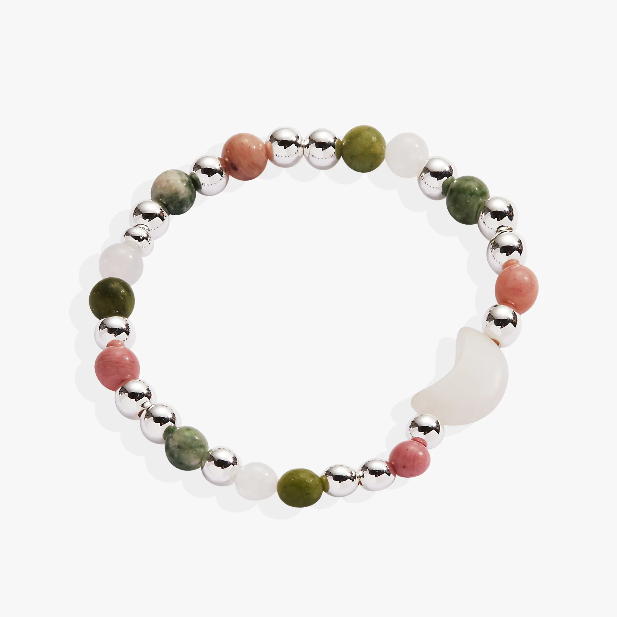 Image of Moon Healing Stone Stretch Bracelet