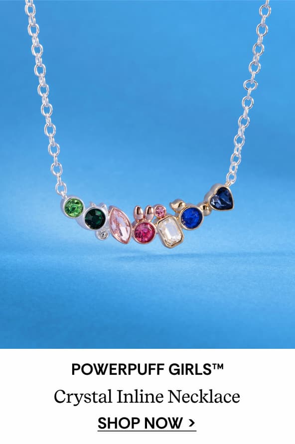THE POWERPUFF GIRLS™ Crystal Inline Necklace | Shop Now