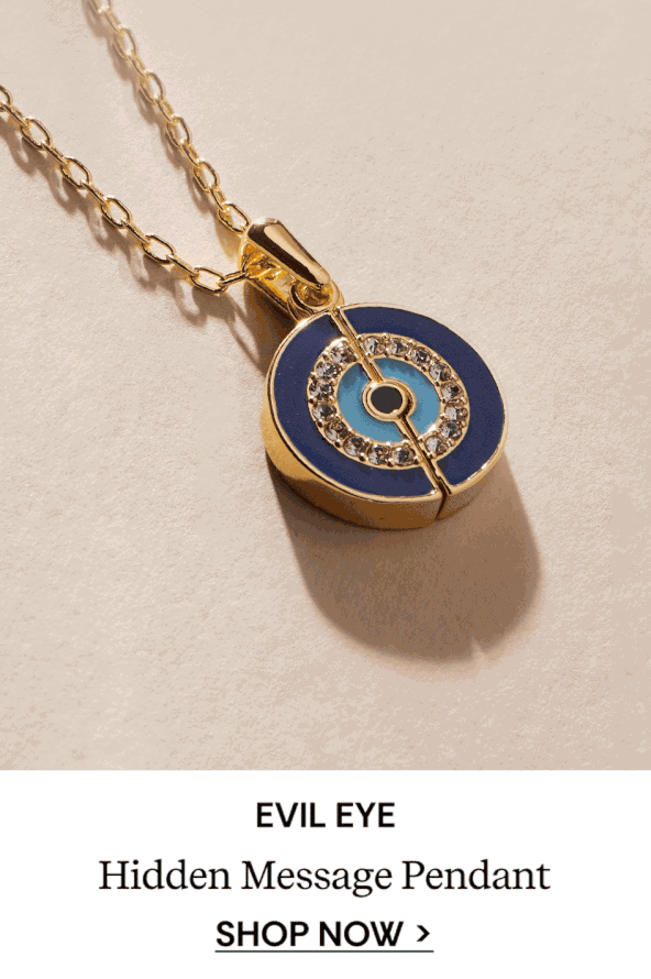 Evil Eye Mantra Necklace | Shop Now