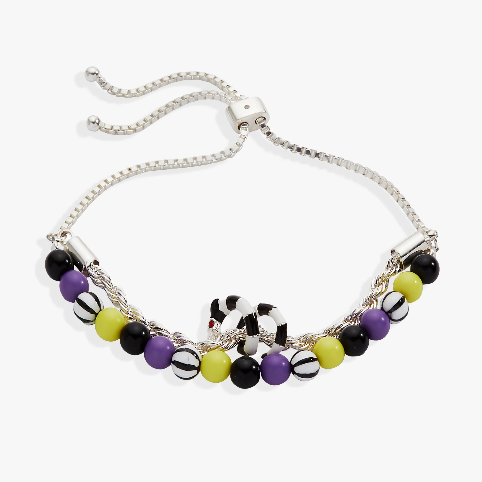 Image of BEETLEJUICE™ Sandworm Beaded Bolo Bracelet