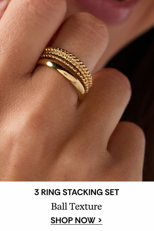Ball Stacking Ring Set of 3 | Shop Now