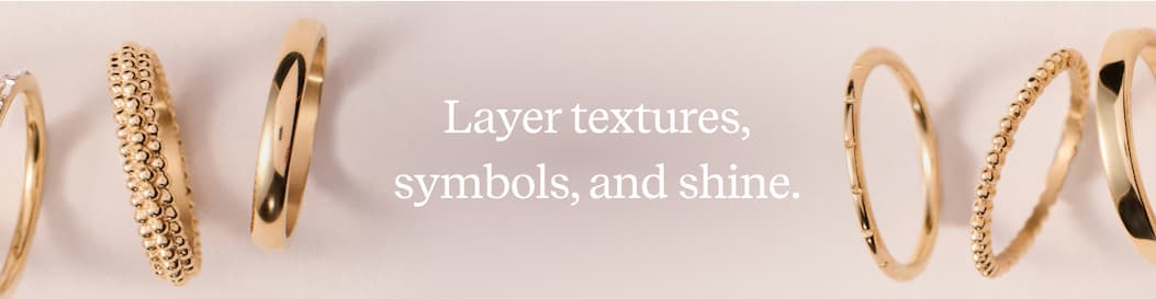 Layer Textures, symbols, and shine
