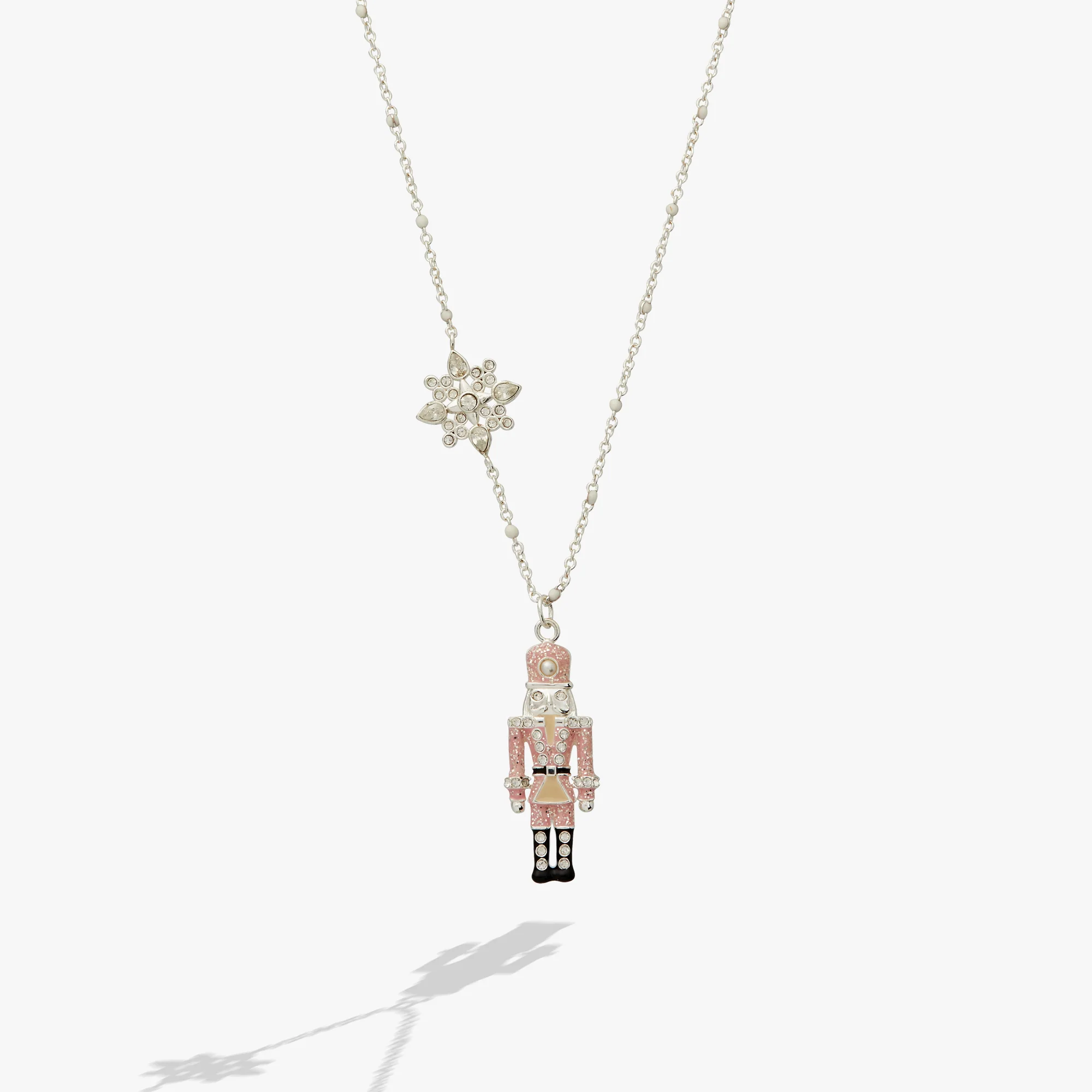Image of Nutcracker & Snowflake Pendant Necklace