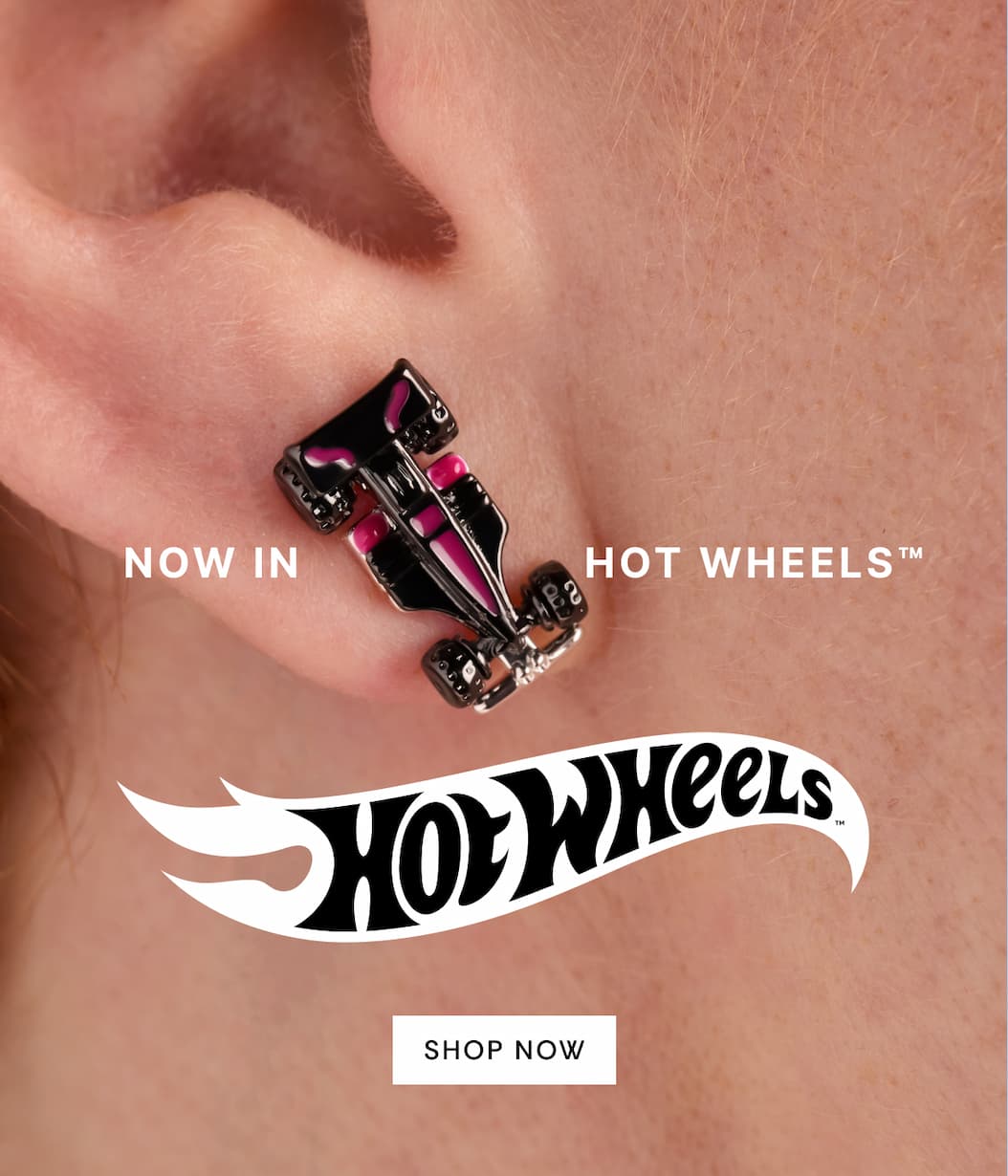 Hot Wheels™ Pink Car Earring Stud | Shop Now
