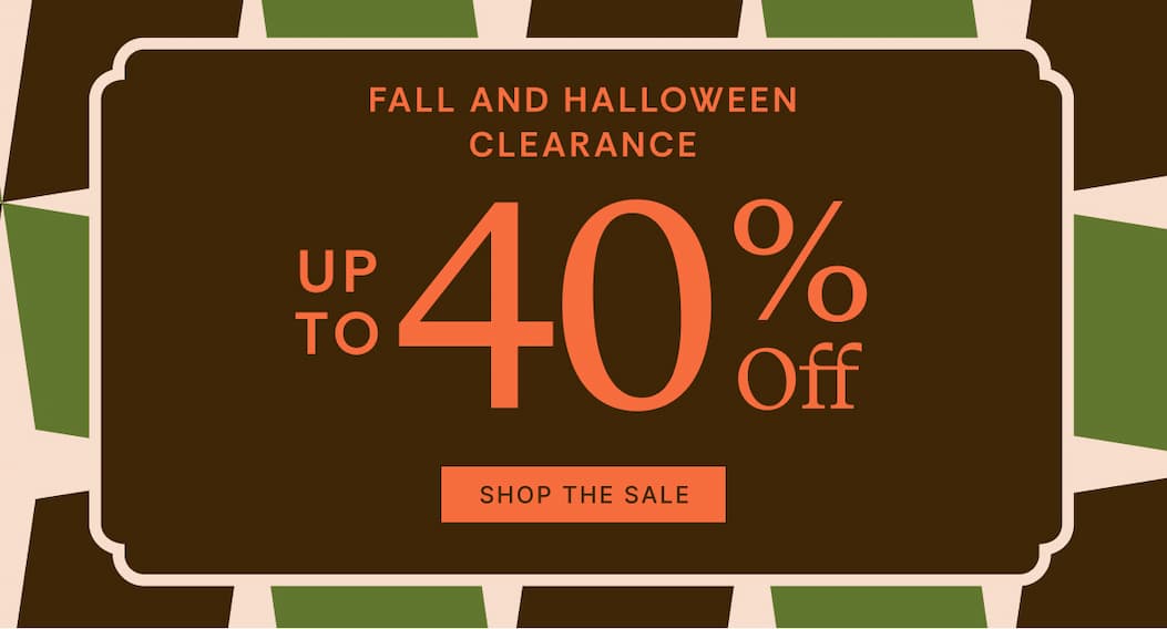 Fall and Halloween Clearance Sale | Shop The Sale