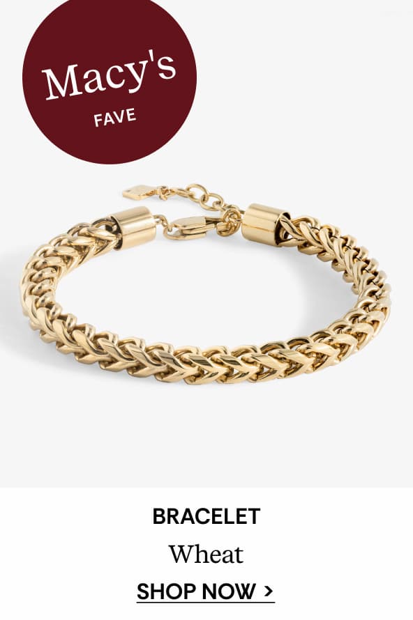 Adjustable Wheat Chain Bracelet | Shop Now