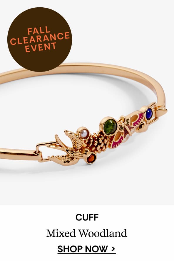 Woodland Gemstone Tension Cuff