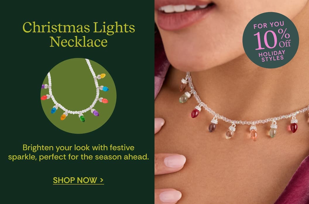 Christmas Muted Light Bulb Necklace