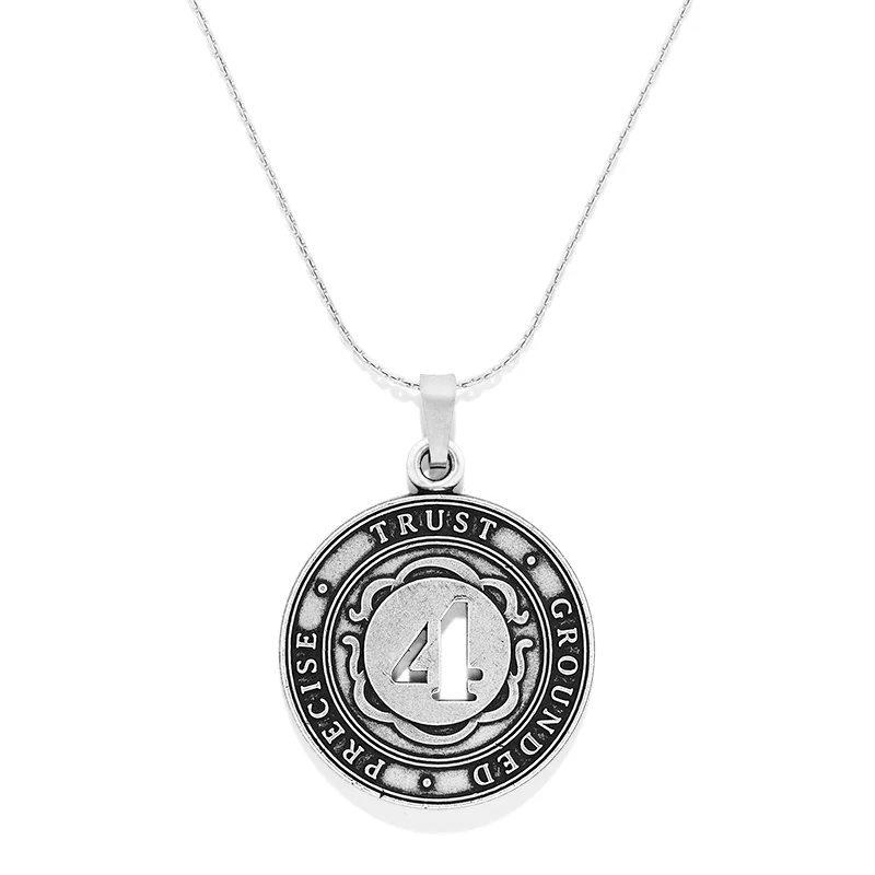 Image of Number 4 Necklace, Expandable | Precise, Trust, and Grounded