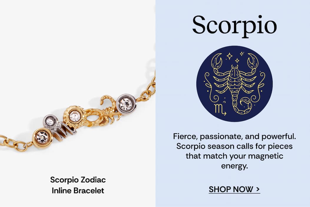 Scorpio Zodiac Inline Bracelet
