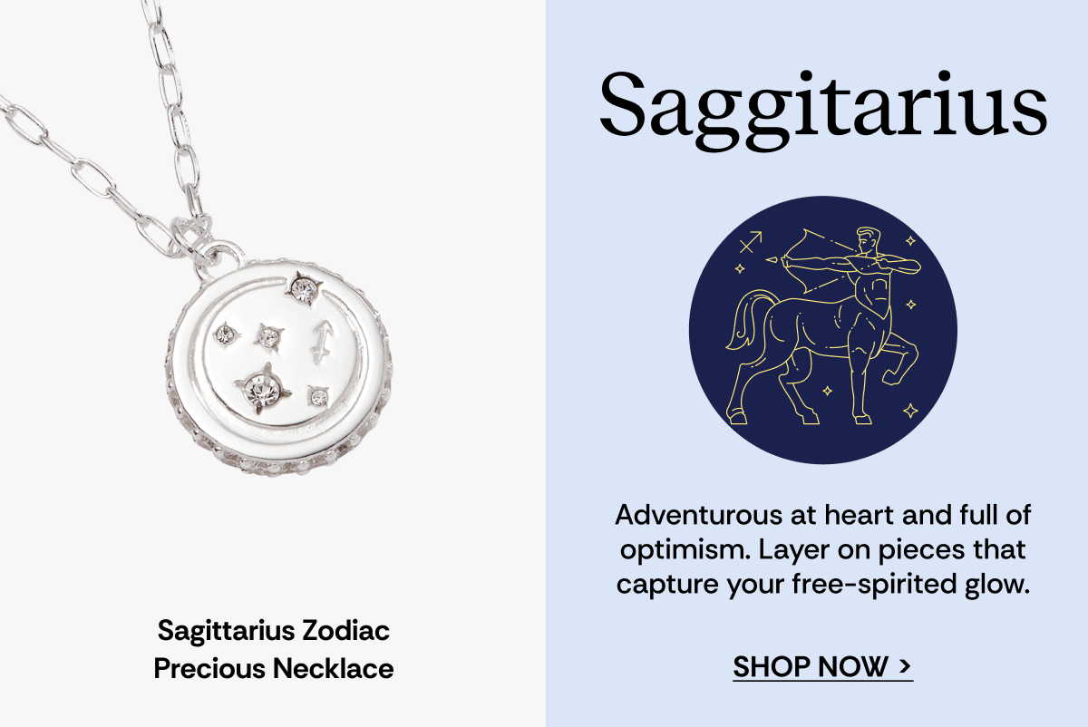 Sagittarius Zodiac Precious Necklace
