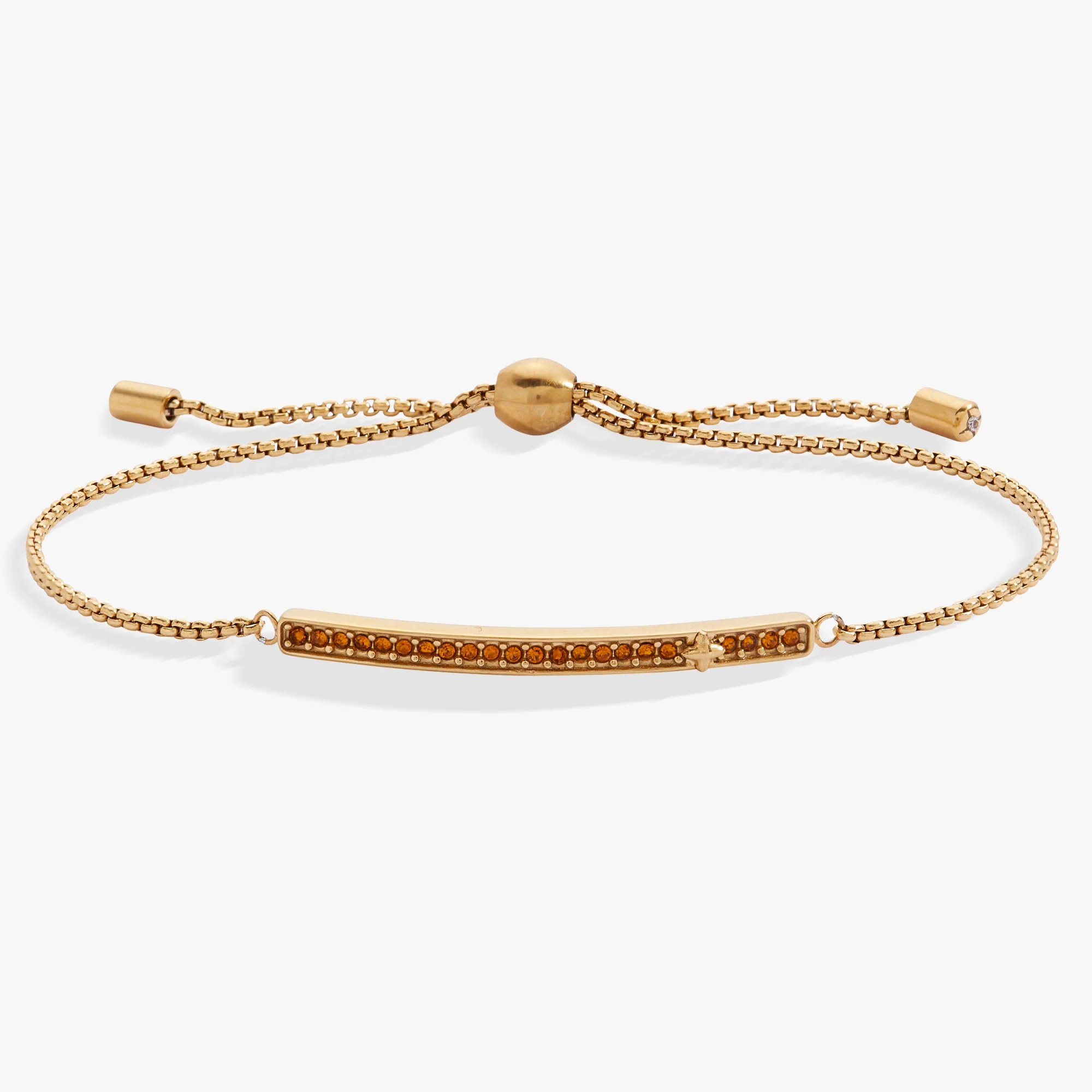 Image of November Everyday Birthstone Pave Bolo Bracelet