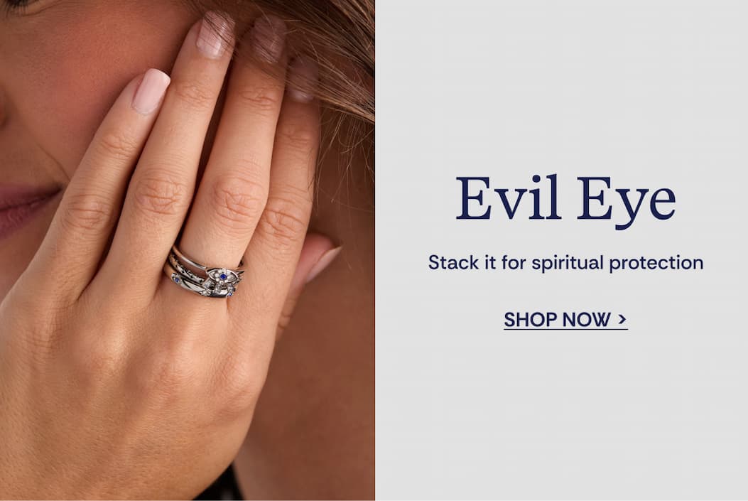 Evil Eye Stacking Ring Set of 3