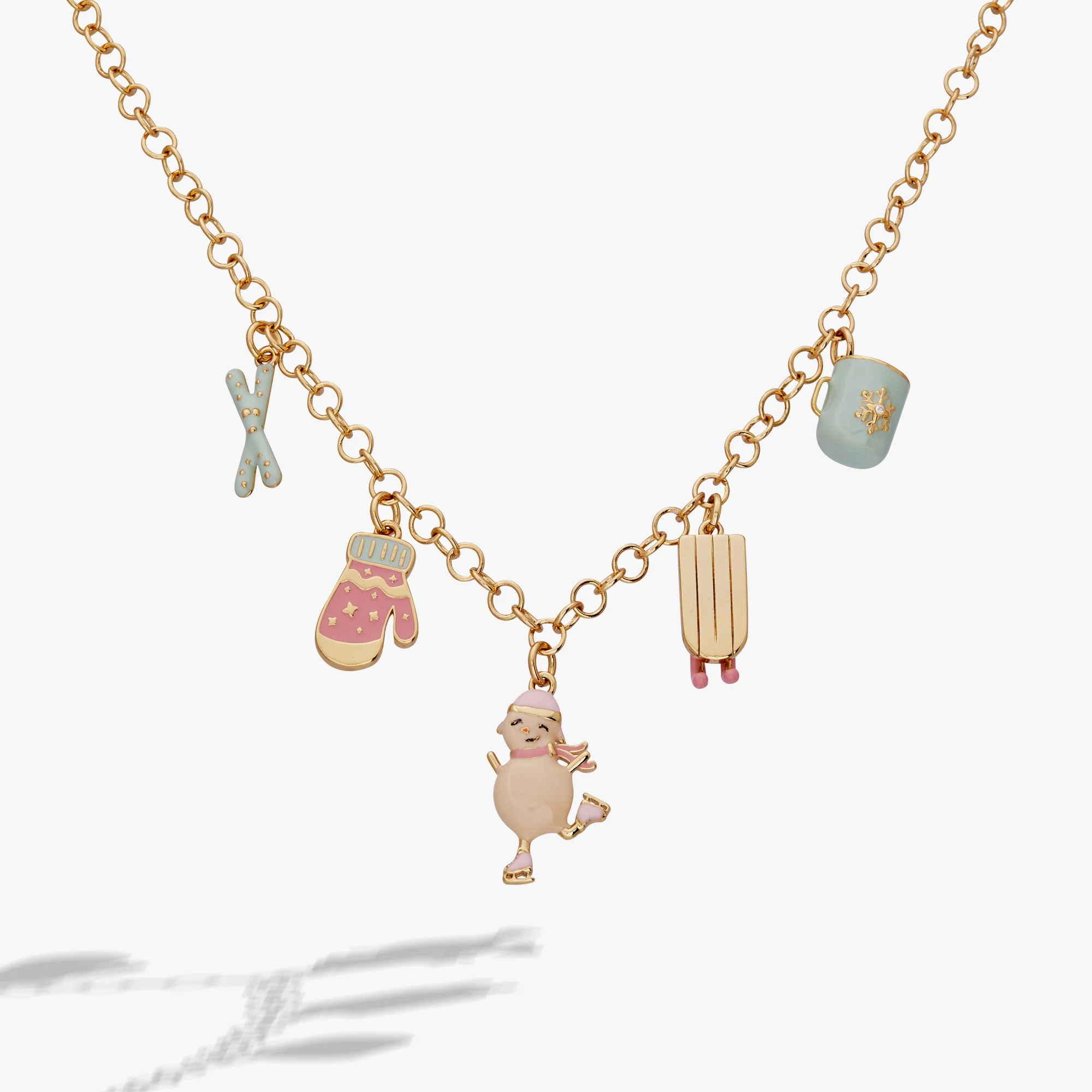 Image of Snow Games Multi Charm Necklace