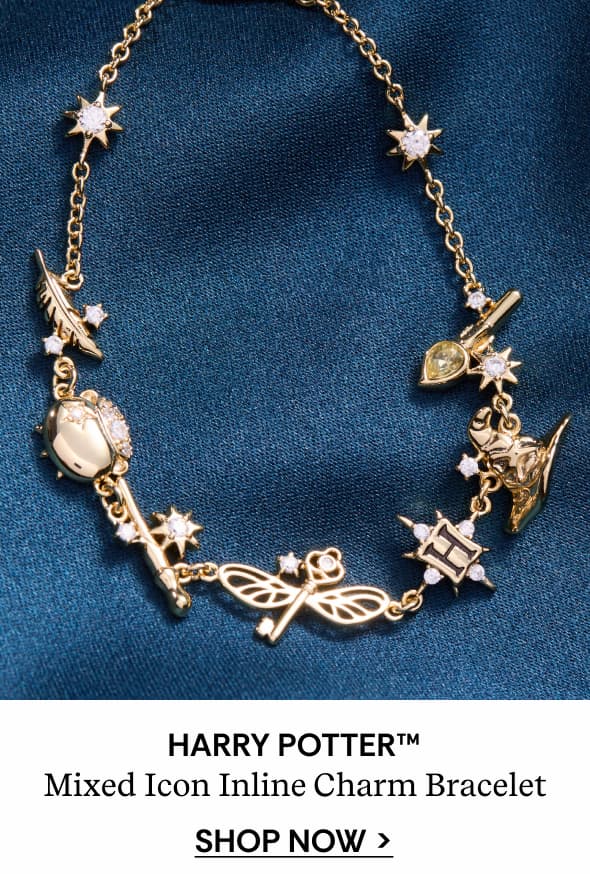 Harry Potter™ Mixed Icon Inline Charm Bracelet
