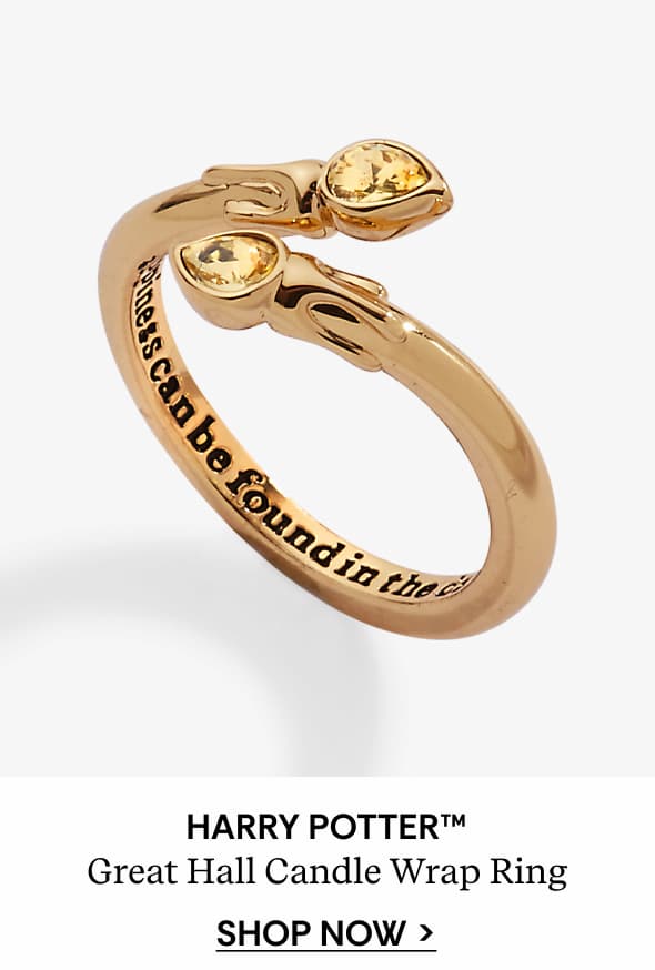 Harry Potter™ Great Hall Candle wrap ring