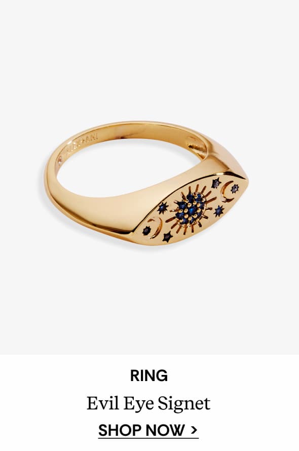 Evil Eye Signet Ring