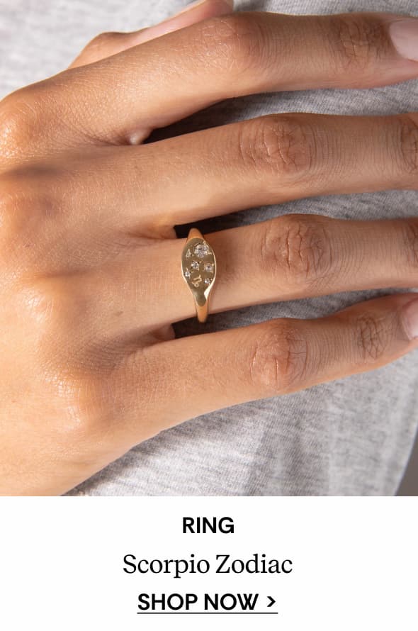 Scorpio Zodiac Ring