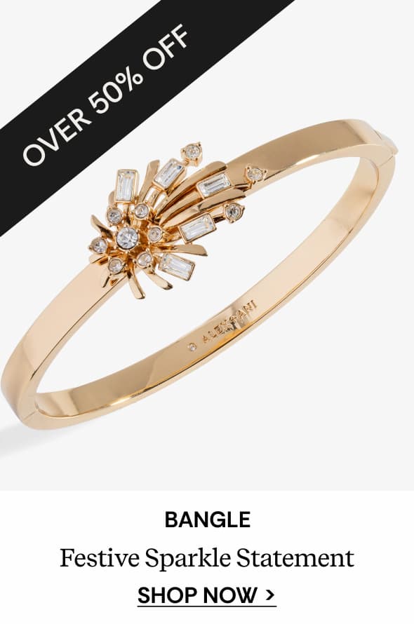 Festive Sparkle Hinge Bangle