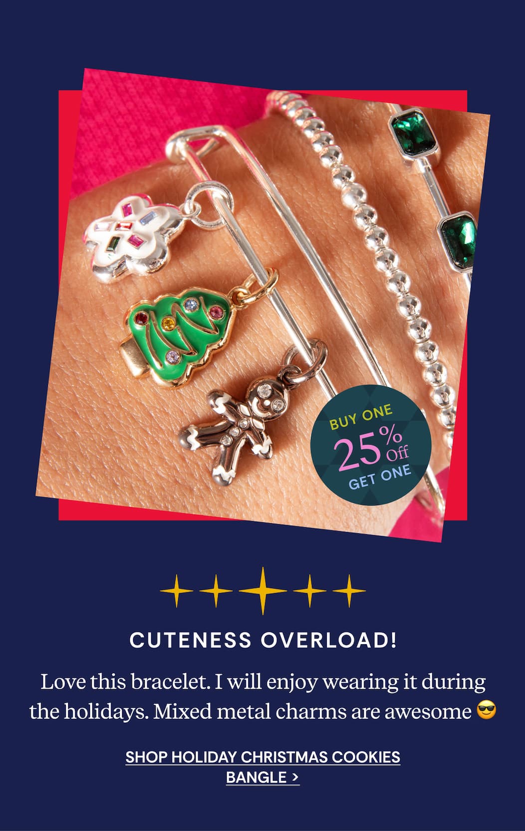 Shop Holiday Christmas Cookies Bangle
