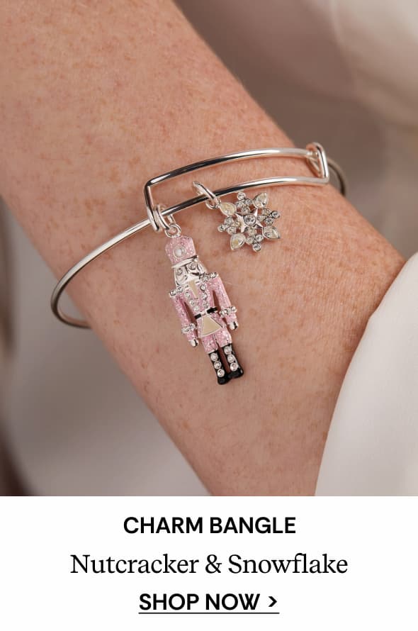 Shop Nutcracker & Snowflake Charm Bangle