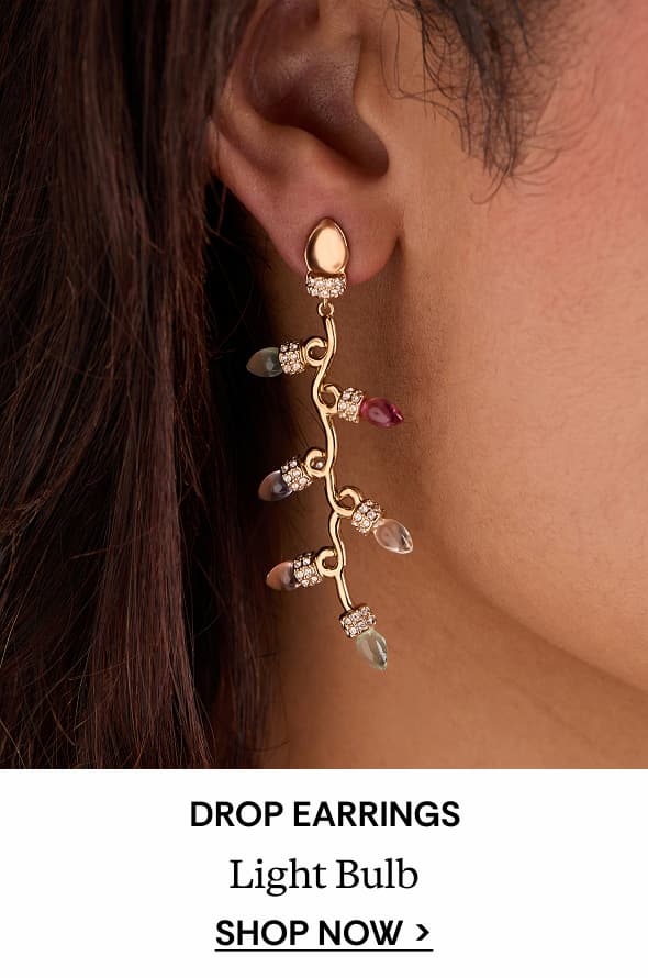 Shop Christmas Muted Light Bulb Earrings